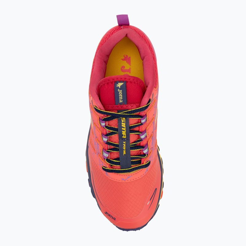 Scarpe da corsa Joma Sima Jr per bambini, color corallo 5