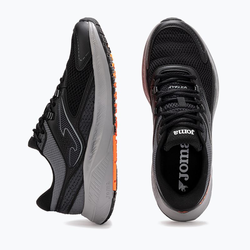 Scarpe da corsa da uomo Joma Vitaly nero/grigio 4