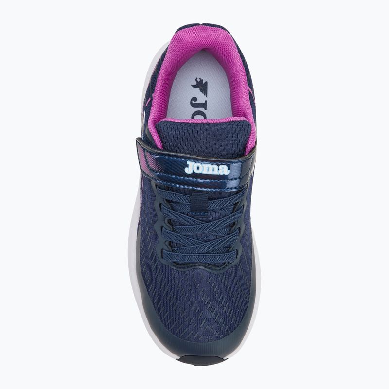 Scarpe da corsa Joma Super Cross per bambini navy/fucsia 5