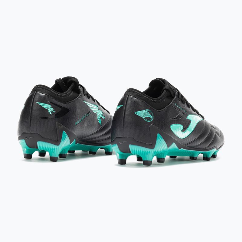 Scarpe da calcio Joma Powerful FG nero turchese da uomo 10