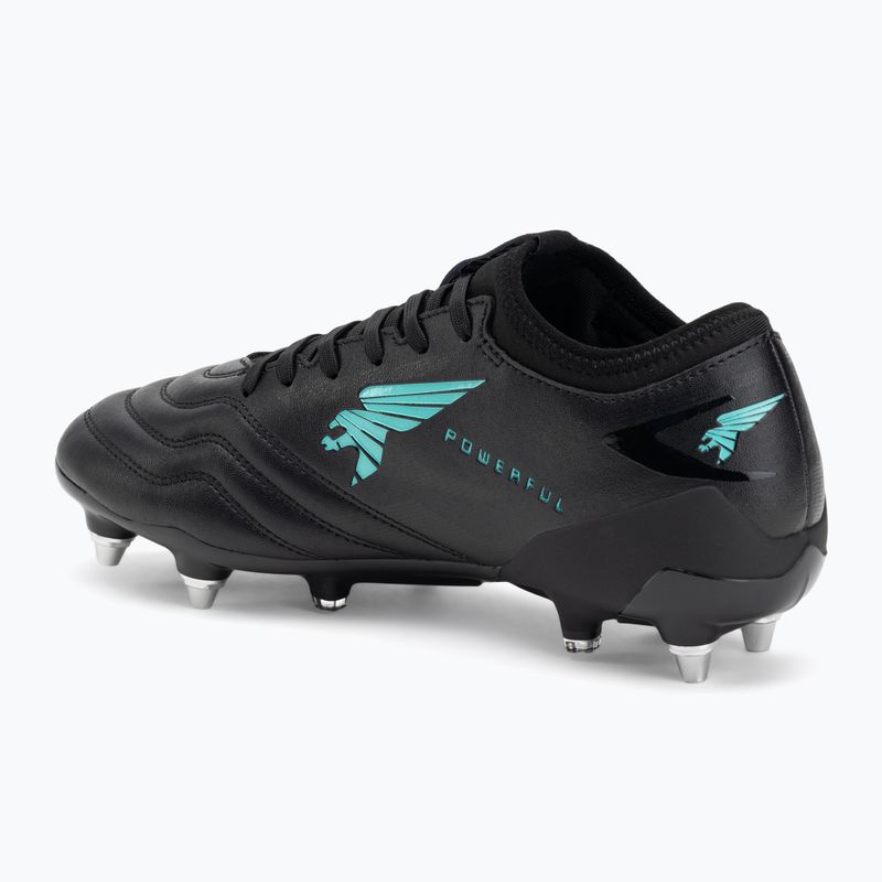 Scarpe da calcio da uomo Joma Powerful SG nero turchese 3