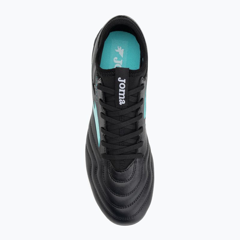 Scarpe da calcio da uomo Joma Powerful SG nero turchese 5