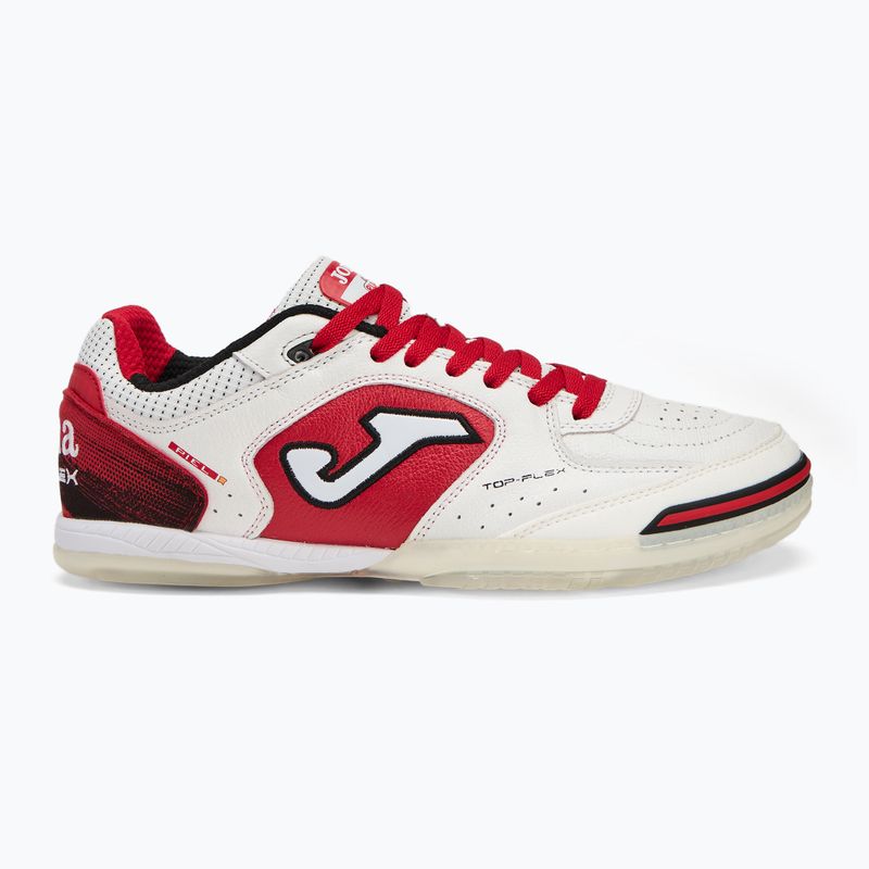 Scarpe da calcio da uomo Joma Top Flex IN bianco/rosso 2