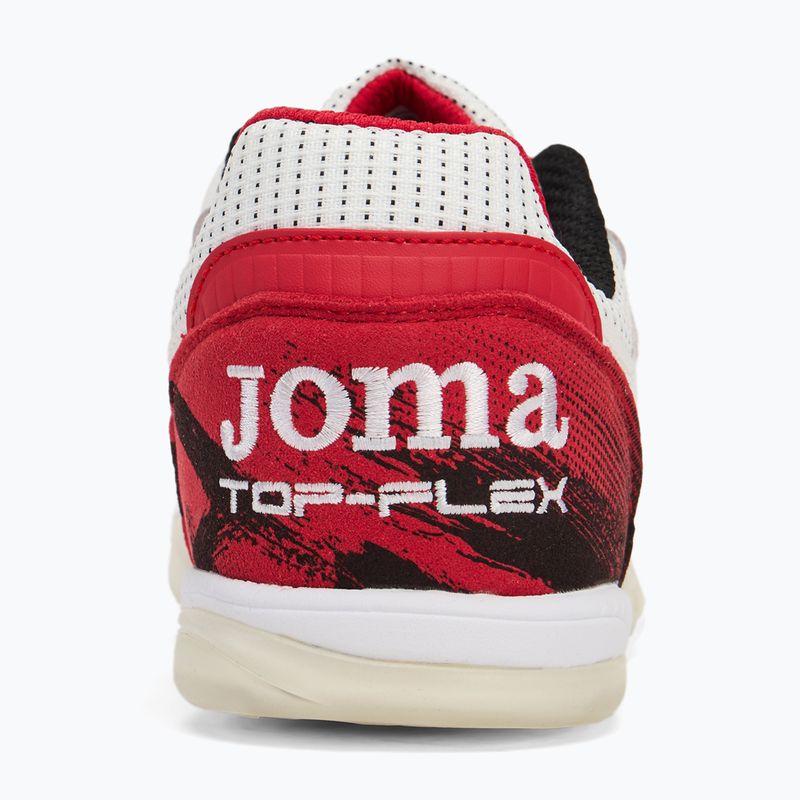 Scarpe da calcio da uomo Joma Top Flex IN bianco/rosso 6