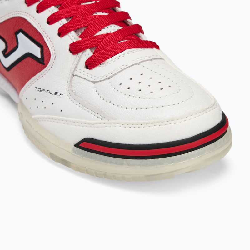 Scarpe da calcio da uomo Joma Top Flex IN bianco/rosso 7