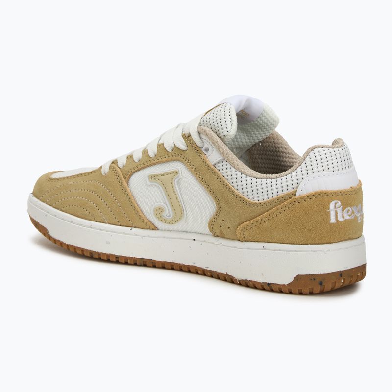 Scarpe da uomo Joma Flexys beige 3