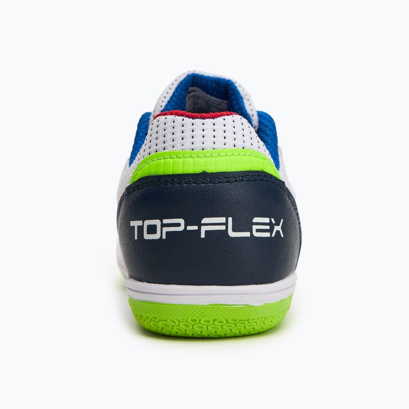 Scarpe da calcio per bambini Joma Top Flex Jr IN bianco 6