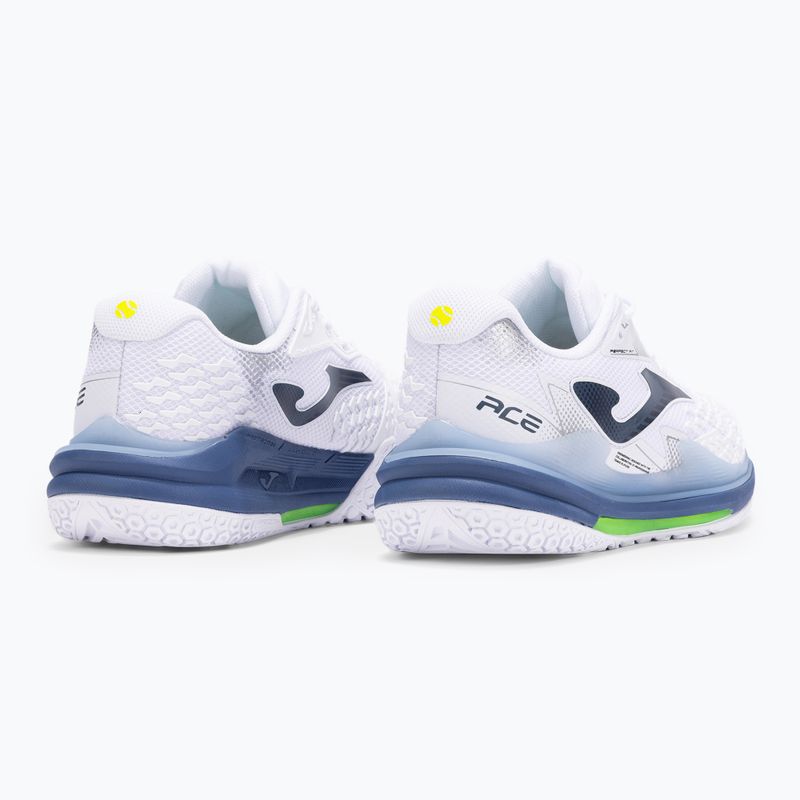 Scarpe da tennis da uomo Joma Ace AC bianco 3