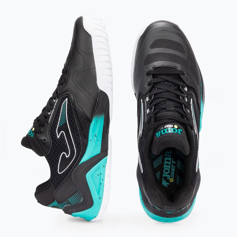 Scarpe da tennis da uomo Joma Set AC nero 5