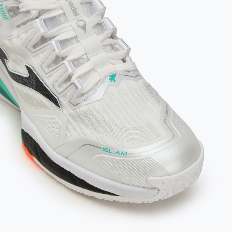 Scarpe da paddle Joma Slam OM bianco/turchese da uomo 7