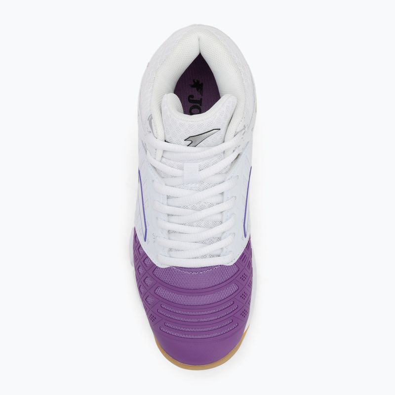 Scarpe da pallavolo da donna Joma V.Blok bianco/viola 5