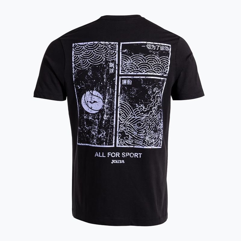 Camicia da tennis Joma Challenge uomo nero 101739EW 2