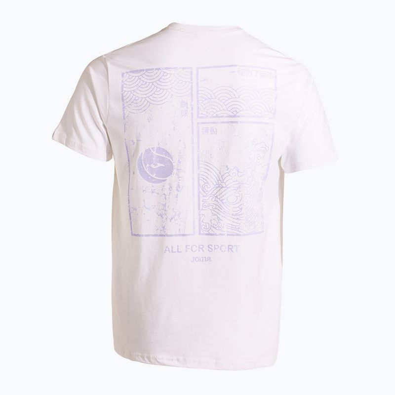 Camicia da tennis da uomo Joma Challenge bianco 2