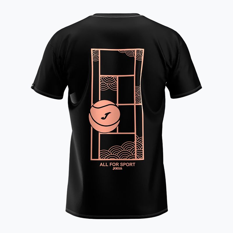 Camicia da tennis da uomo Joma Challenge nero 101739EX 2