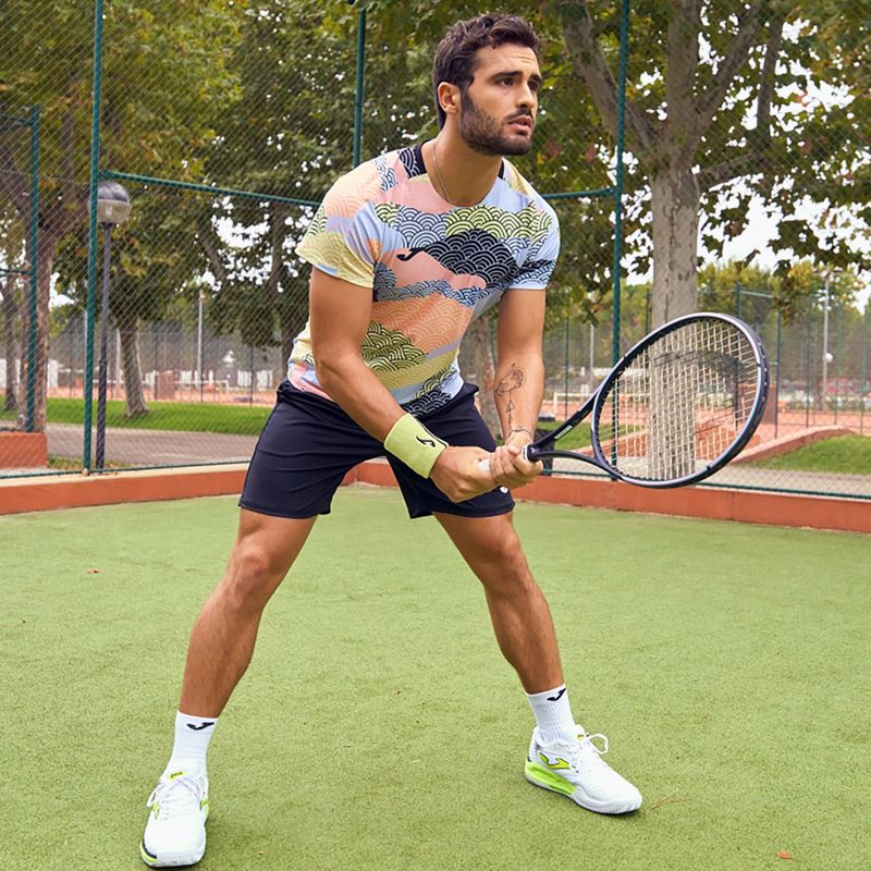 Maglietta da tennis da uomo Joma Challenge nero 5