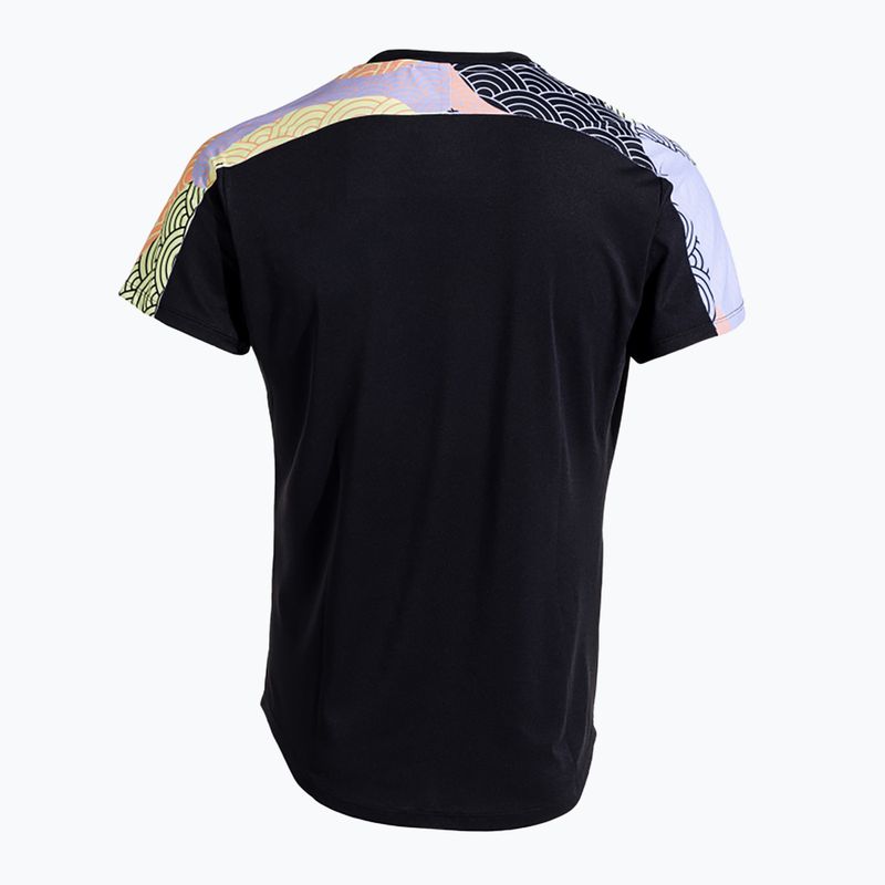 Maglietta da tennis da uomo Joma Challenge nero 2