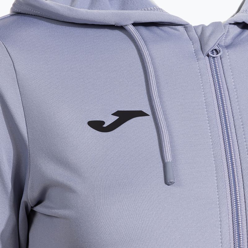Felpa da tennis da donna Joma Sculpture II Zip-Up Hoodie W blu 3