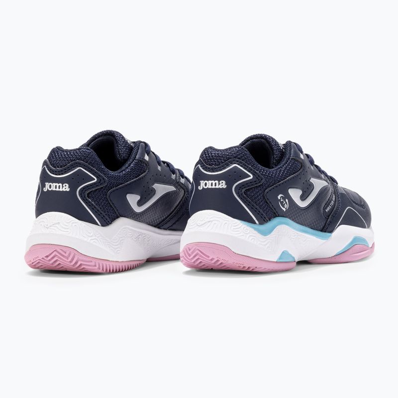 Scarpe da tennis per bambini Joma Master 1000 JR C blu navy/ rosa 3