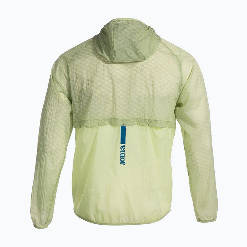 Giacca da corsa Joma R-Trail Nature Raincoat lime da uomo 2