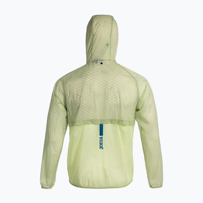 Giacca da corsa Joma R-Trail Nature Raincoat lime da uomo 4
