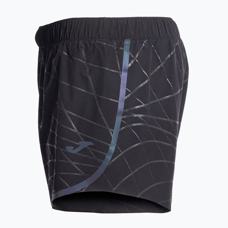 Pantaloncini da corsa Joma R-Night da uomo, nero 5