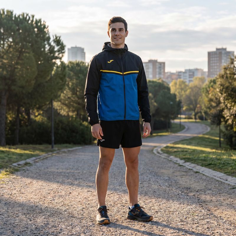 Giacca da corsa Joma R-Nature da uomo, nero 10