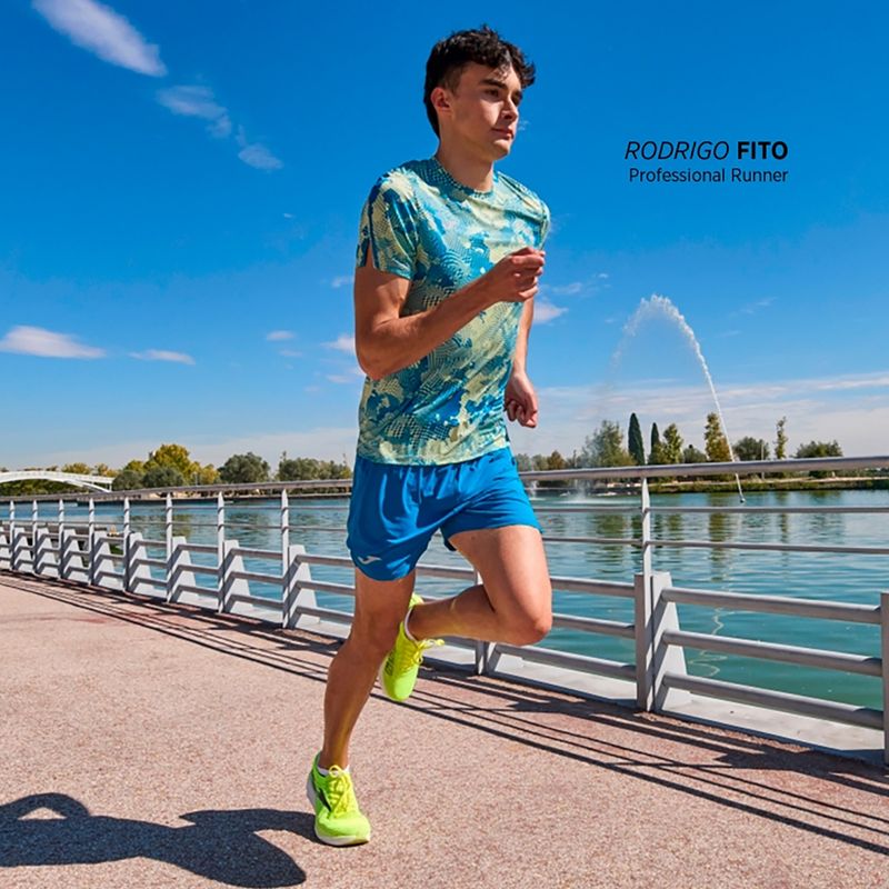 Maglia da corsa Joma R-City lime da uomo 6