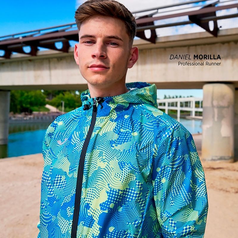 Giacca da corsa Joma R-City Raincoat lime da uomo 8