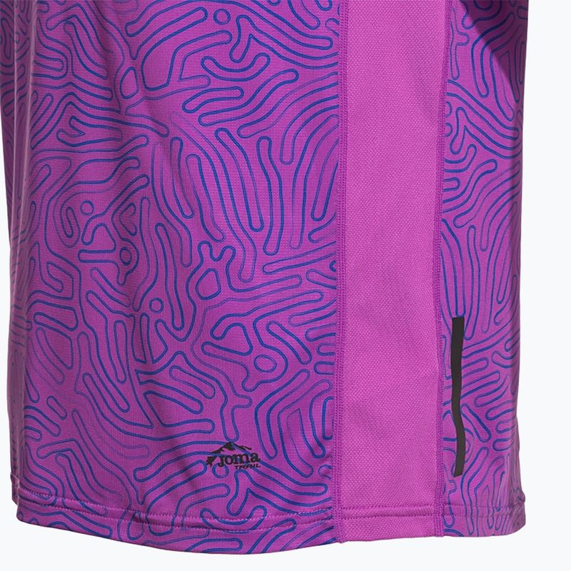 Maglia da running Joma R-Nature viola da uomo 4