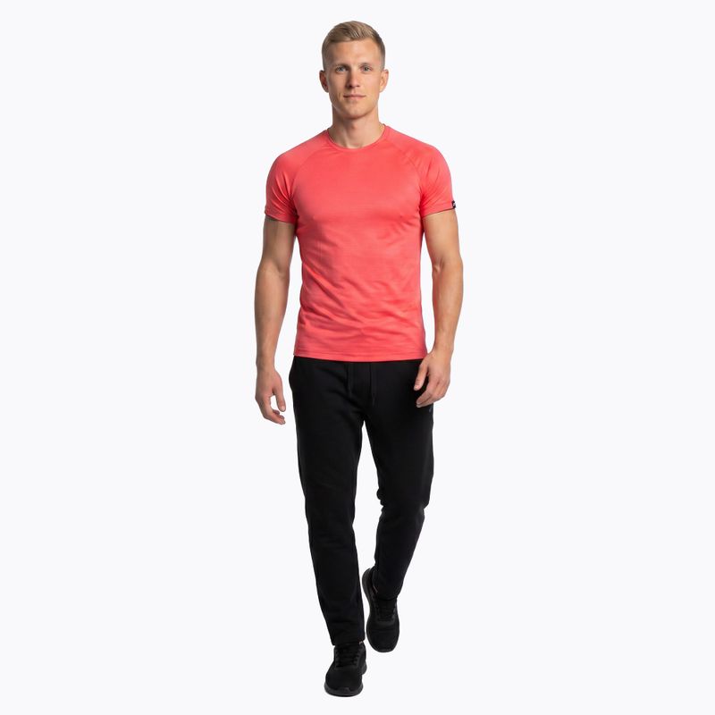Maglia da corsa Joma R-Night Iconic da uomo, corallo 2