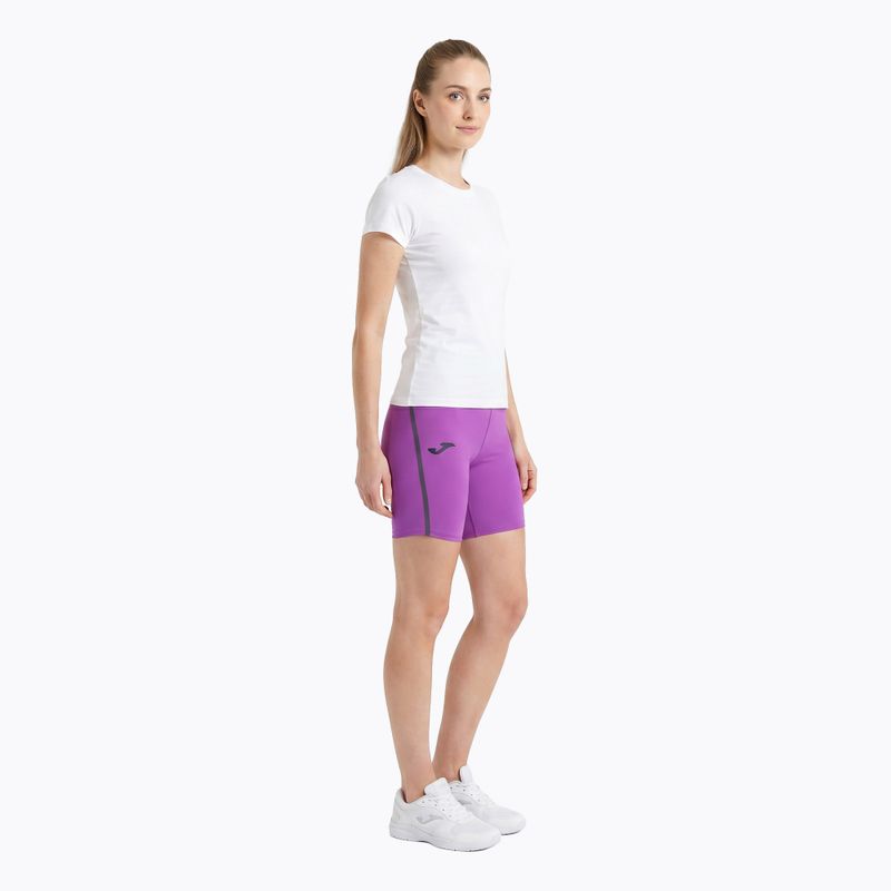 Pantaloncini da corsa da donna Joma R-City Iconic viola 4