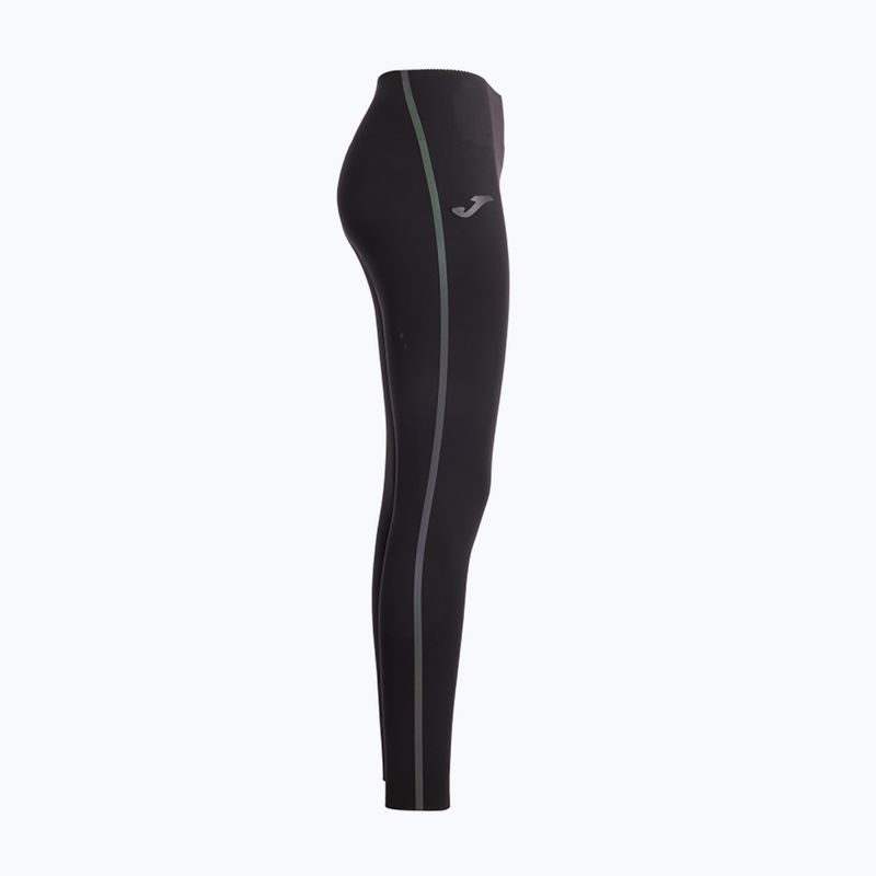 Leggings da corsa da donna Joma R-Night nero 4