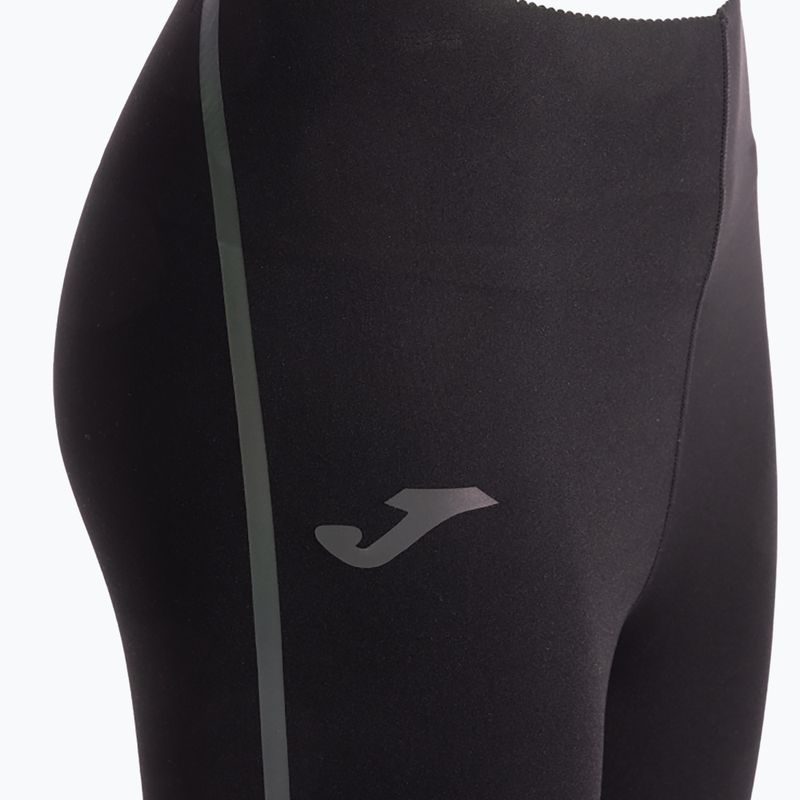 Leggings da corsa da donna Joma R-Night nero 6