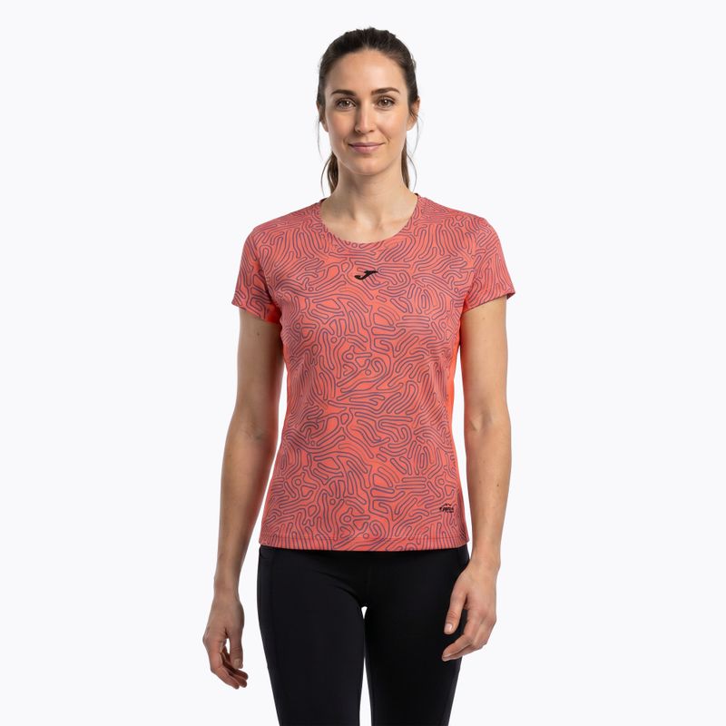 Maglia da corsa da donna Joma R-Nature coral 2