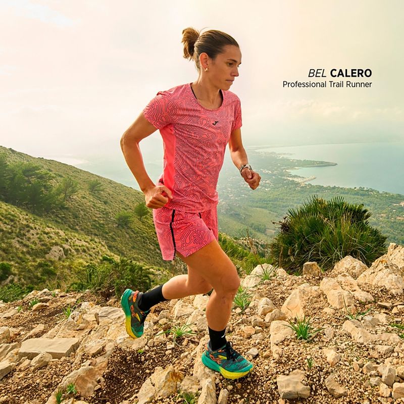 Maglia da corsa da donna Joma R-Nature coral 8