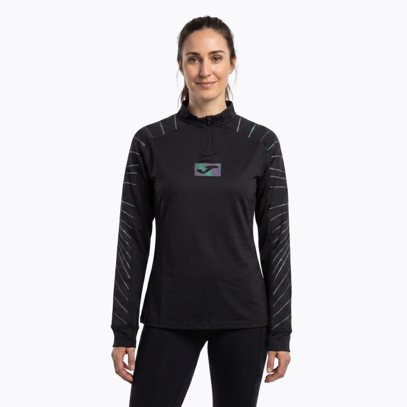 Felpa da running Joma R-Night donna, nero
