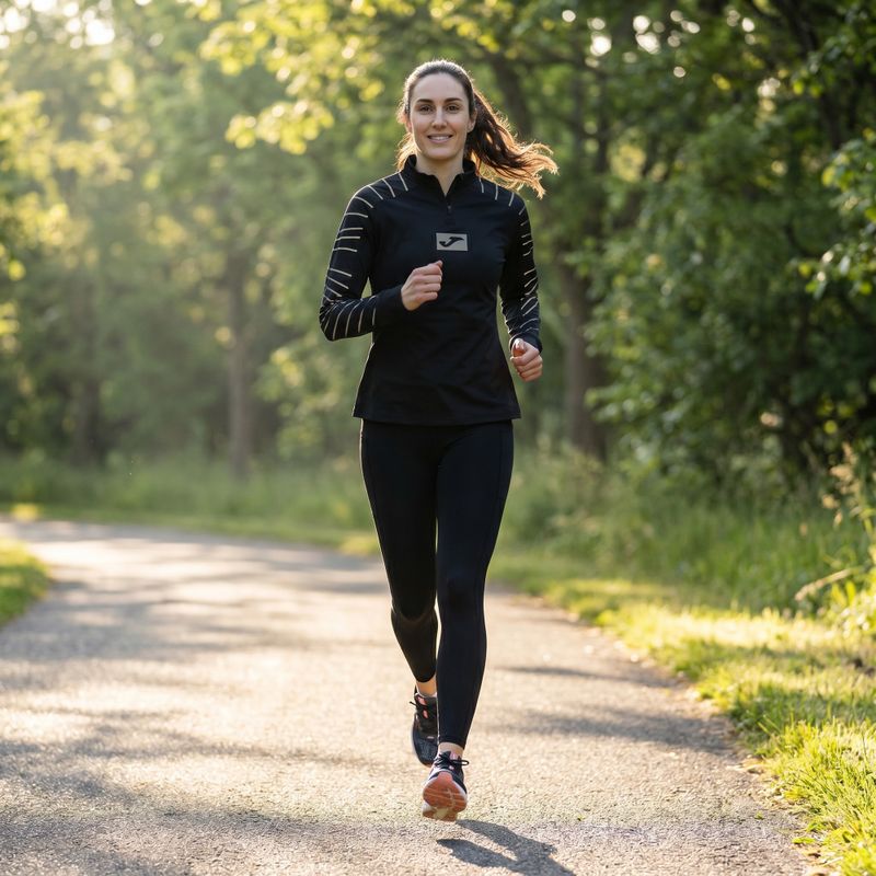 Felpa da running Joma R-Night donna, nero 13