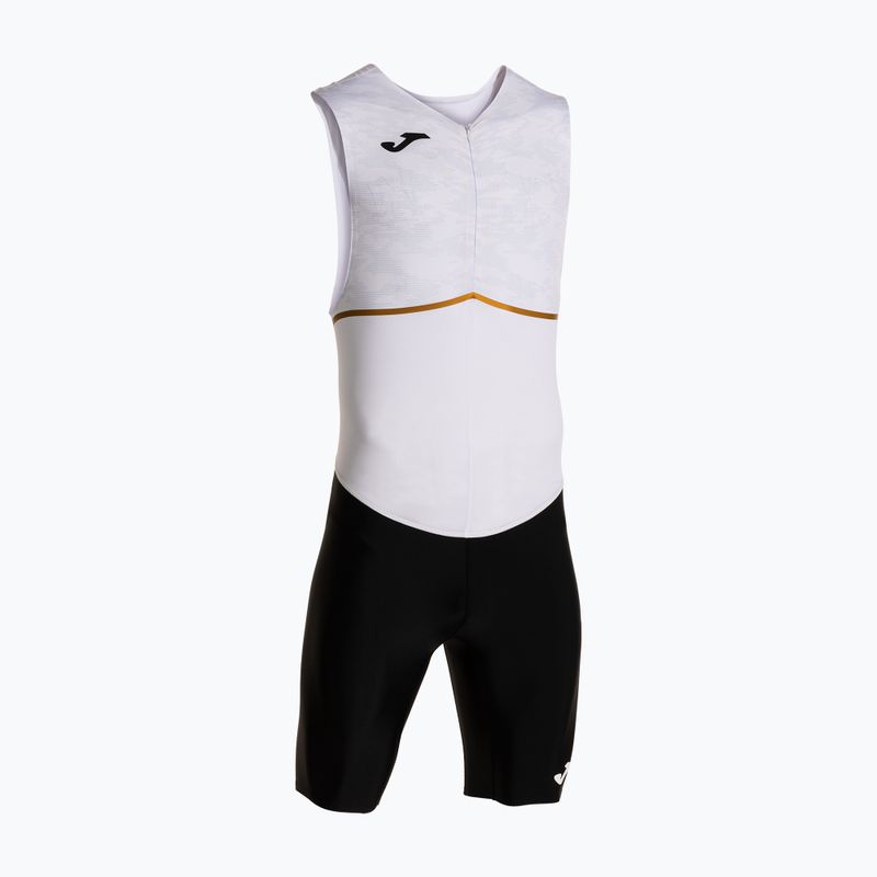 Tuta da triathlon da uomo Joma Record III Body bianco/nero