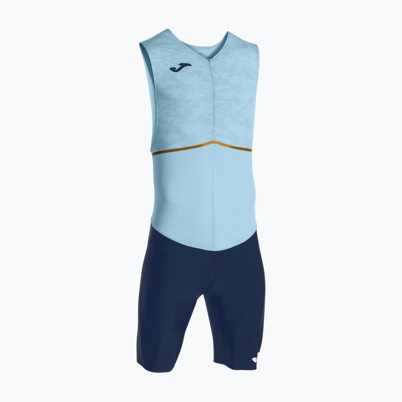 Tuta da triathlon da uomo Joma Record III Body celeste-navy
