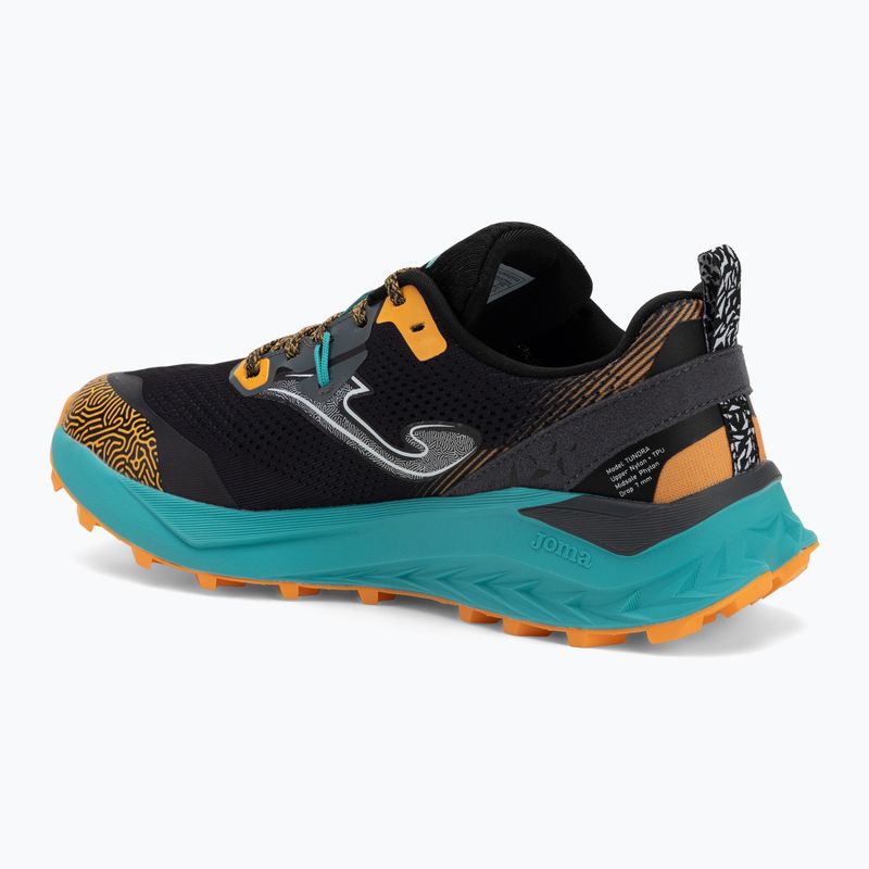 Scarpe da corsa Joma Tundra nero/arancione da uomo 3