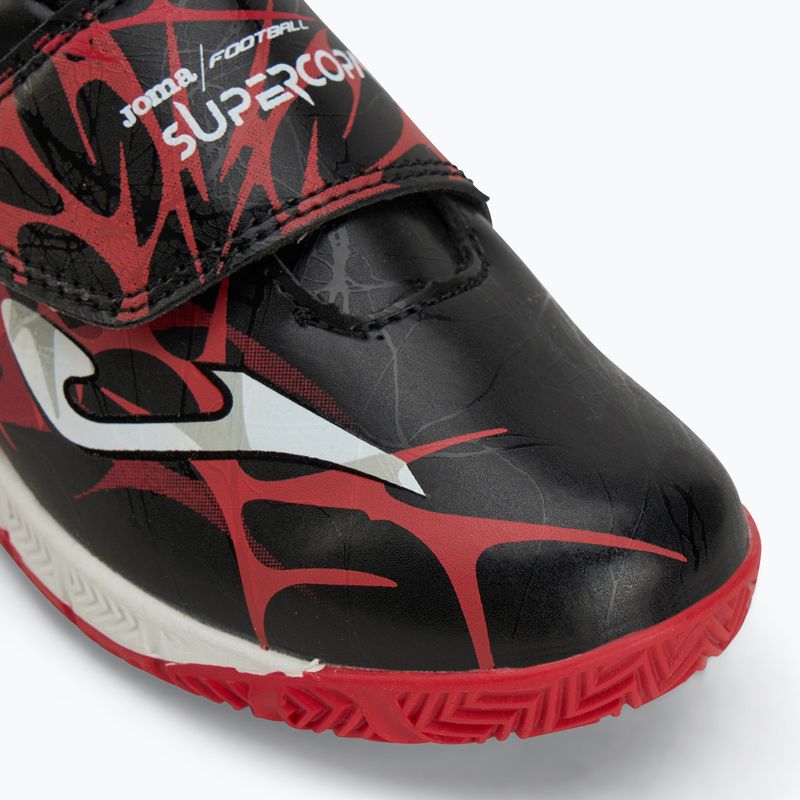 Scarpe da calcio per bambini Joma Super Copa Jr IN nero 7