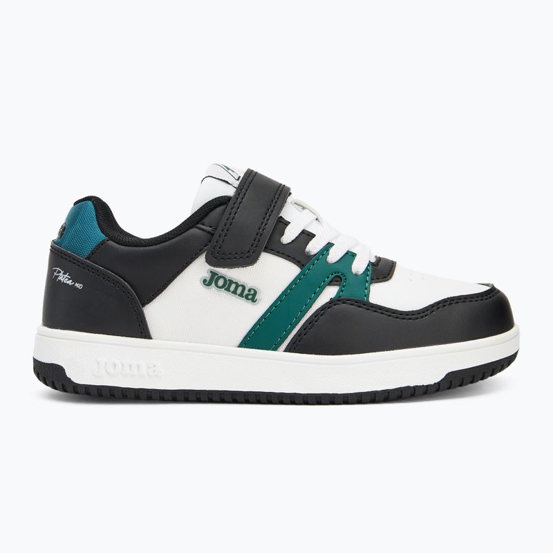 Joma Platea Low Jr scarpe da bambino bianco/verde 2