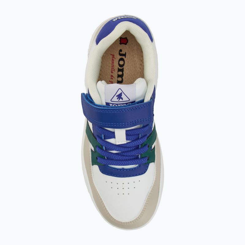 Joma Platea Low Jr scarpe da bambino bianco/beige 5