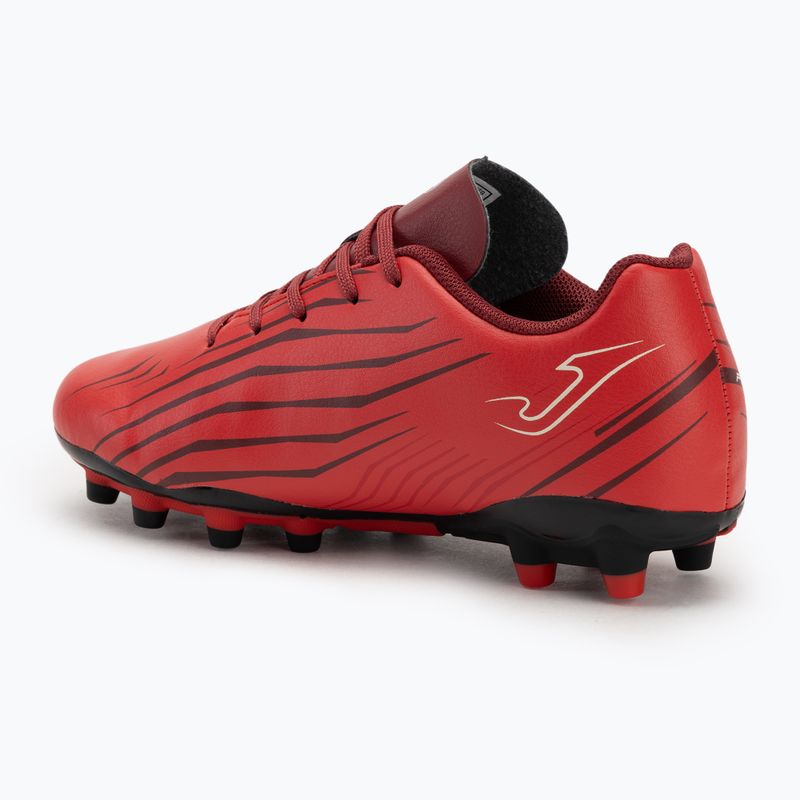 Scarpe da calcio Joma Propulsion Jr FG per bambini, rosso 3