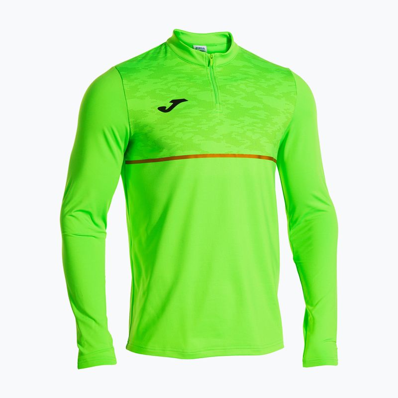 Felpa da corsa Joma Record III fluor verde uomo