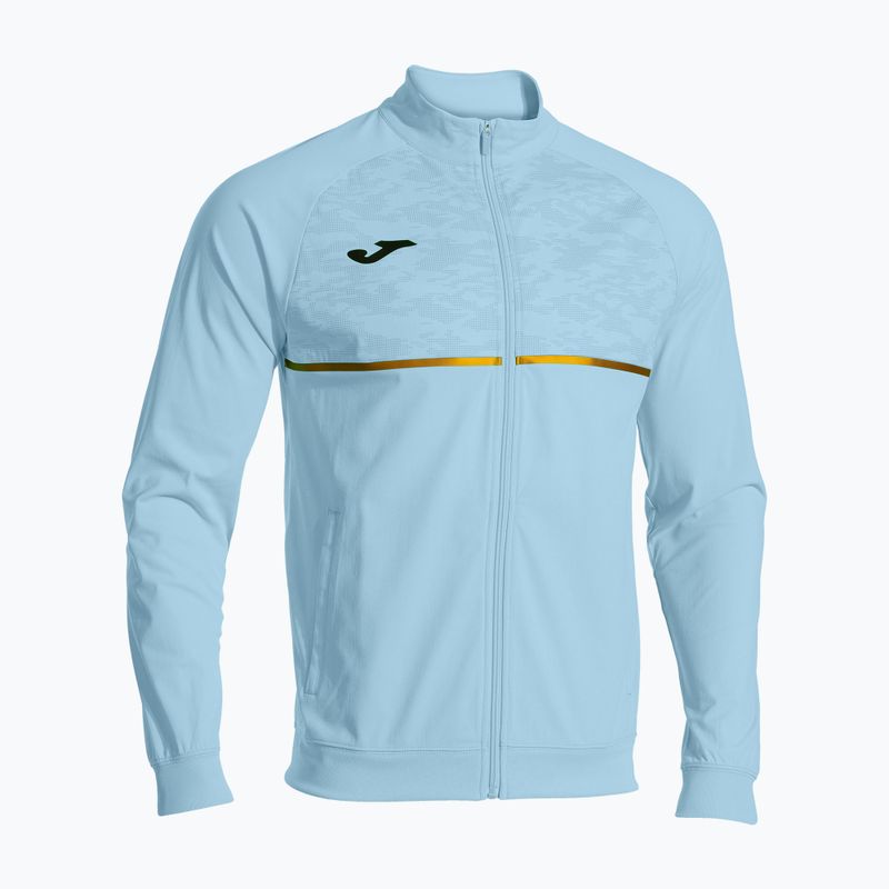 Felpa da running Joma Record III Full Zip da uomo blu chiaro