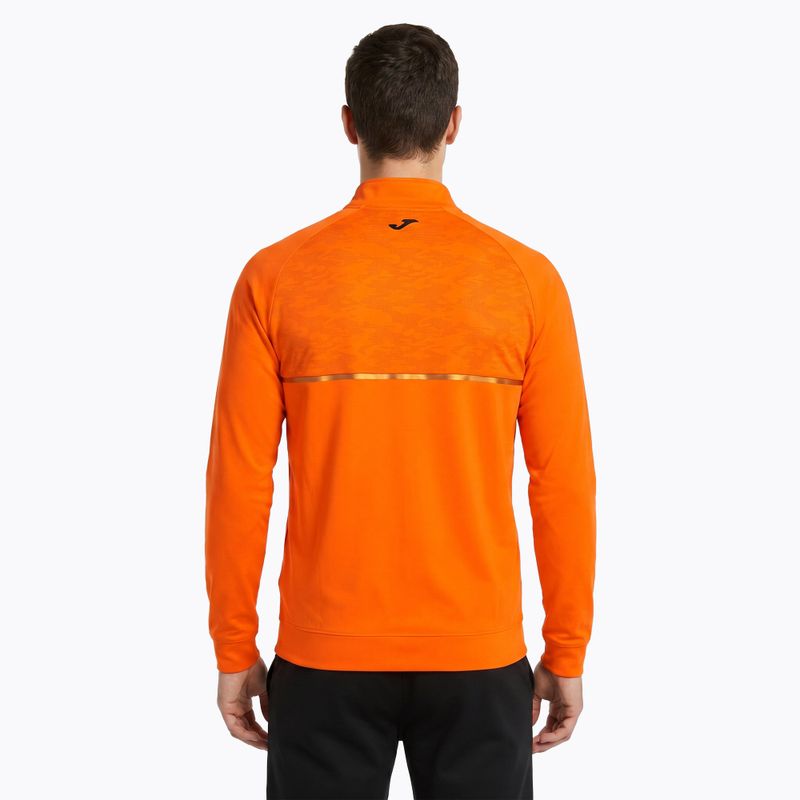 Felpa da running Joma Record III Full Zip da uomo, arancione 2