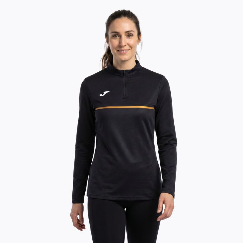 Felpa da running Joma Record III donna, nero 2