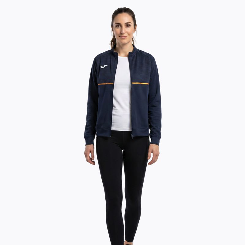 Felpa da running Joma Record III Full Zip donna navy 2