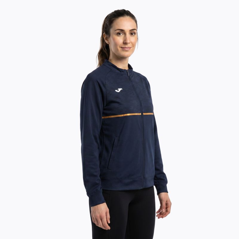 Felpa da running Joma Record III Full Zip donna navy 3
